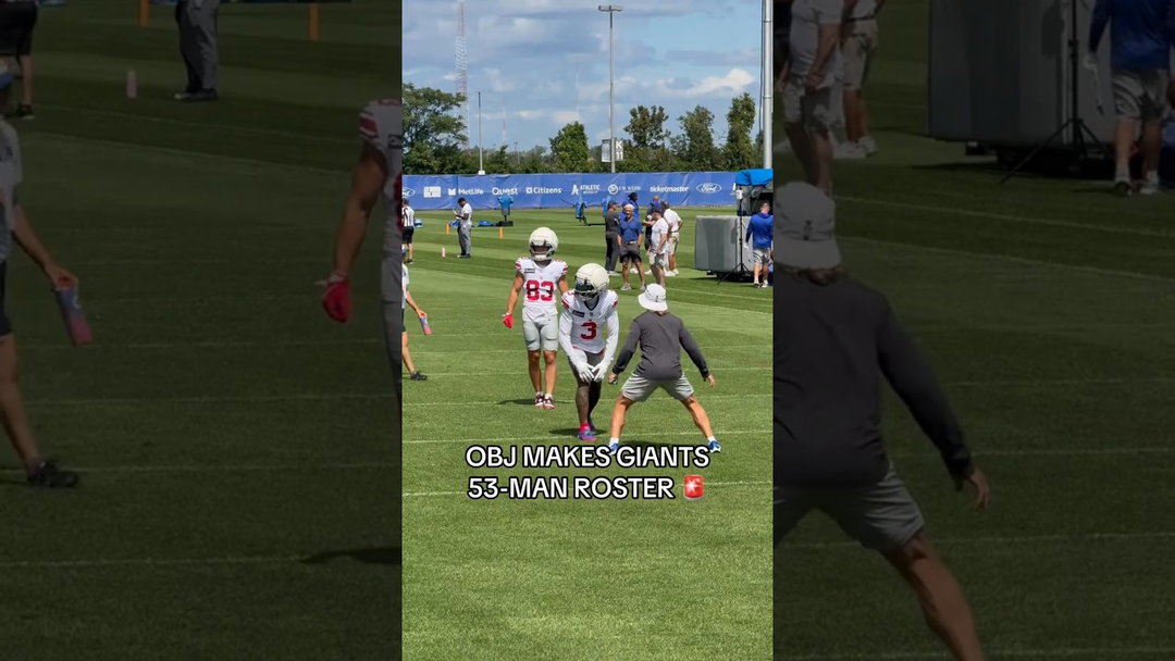OBJ made the Giants roster😯