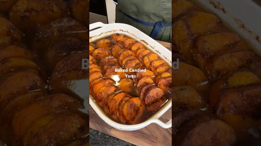Baked Candied Yams #thanksgivingsides #sweetpotato #candiedyams