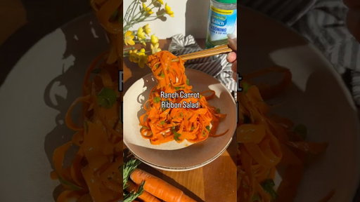 Ranch Carrot Ribbon Salad 🥕
