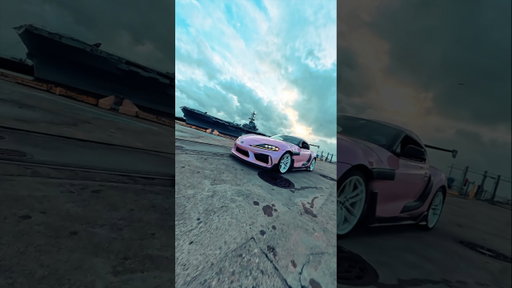 Epic Supra fake drone 1 Shot 💥 see Results ‼️ #automobile #insta360 #cinematic