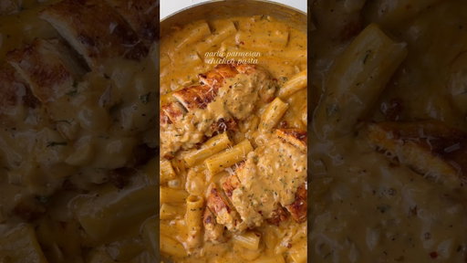 Garlic Parmesan chicken pasta 🍝