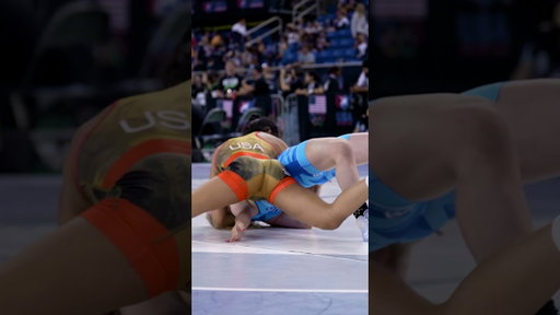 Aleia Apostol with another one for Cali 🌴 #fargo2026 #usawrestling | Presented by @marinecorps