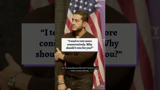 Pro-life student asks Abdul El-Sayed why he should vote for him
