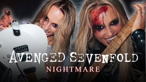 Avenged Sevenfold - Nightmare (GUITAR SHRED) || Sophie Lloyd