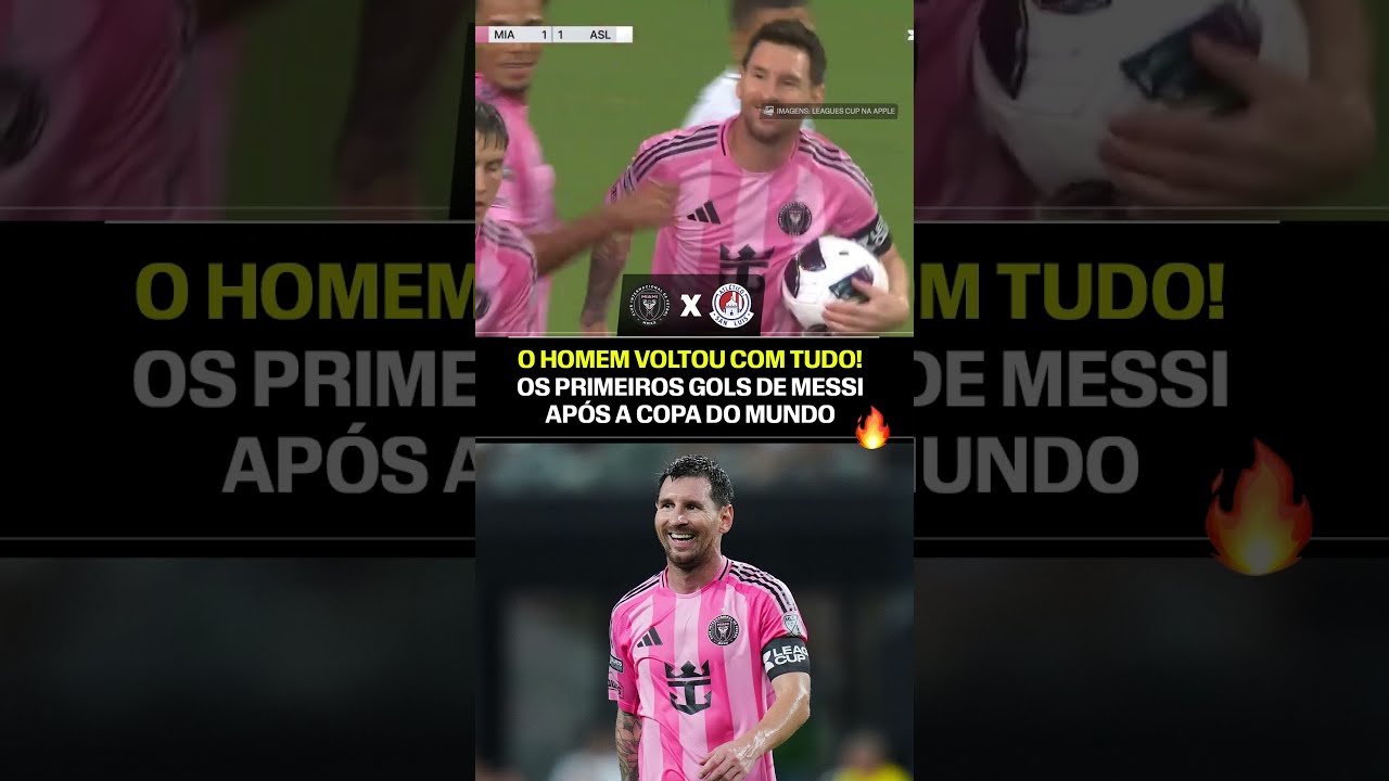 ELE É IMPARÁVEL! LIONEL MESSI FAZ GOLAÇO E CRAVA DUAS VEZES NO INTER MIAMI! 🔥⚽👽