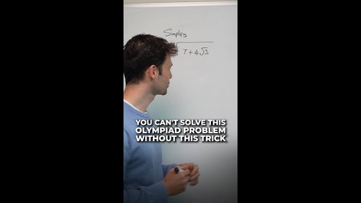 How to Simplify "Impossible" Nested Surds in Math Olympiads
