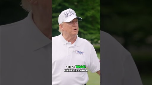 Trump gives praise to golf’s greatest legends