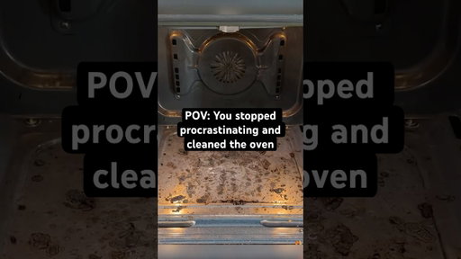 Cleaning the oven was SUPER satisfying #cleaning #oven #wow
