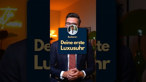 Erste Luxusuhr ☝🏻