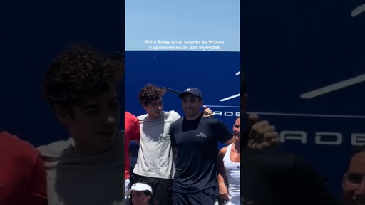 No todos los días tienes a dos leyendas tan cerca 🥹