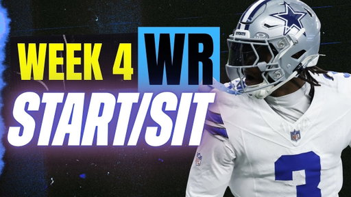 Week 4 WR START/SIT Every Match Up Analysis 🚨 MUST-Play & MUST-Bench Players (2025 Fantasy Football)