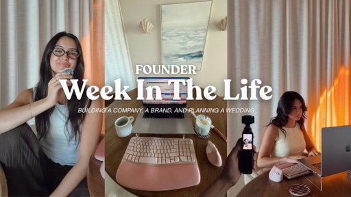 a productive and chaotic week in my life as a FOUNDER running a multi-million dollar company