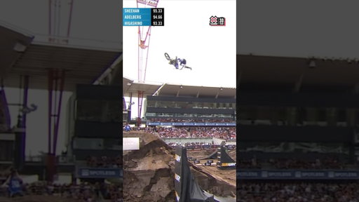 Tom Pages won gold after a crash in Moto X Freestyle at #XGames Sydney 2018 #30YearsofXGames #MotoX