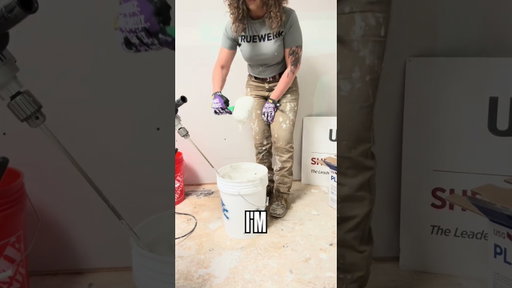 Making @USG_Corp compound look like glass. ✨ #USGPartner #drywall #howto