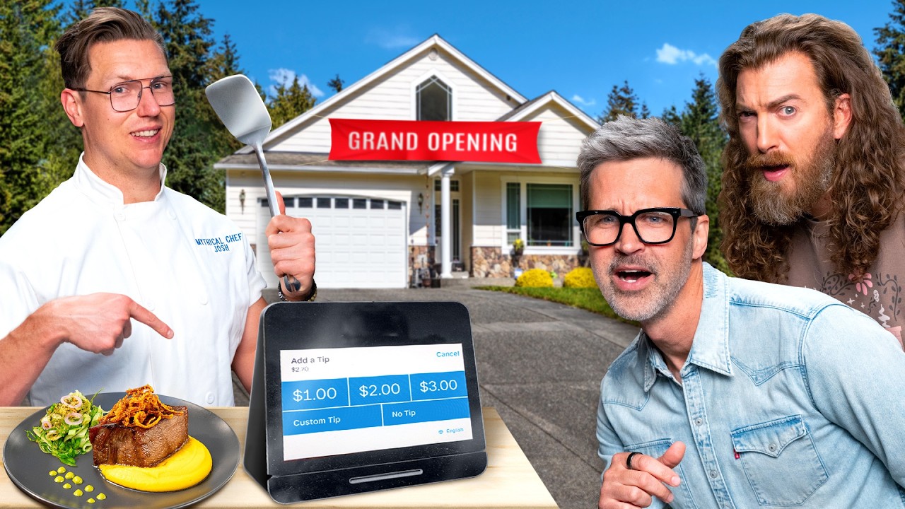 Breaking Into Rhett & Link's House (And Turning It Into a Restaurant)