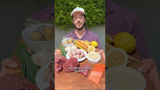 ￼I made Rory’s Masters Champions Dinner Menu