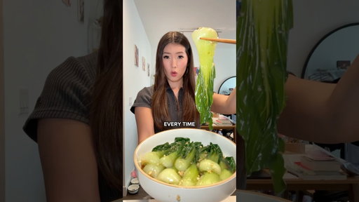 FIVE MINUTE FOOL-PROOF GARLIC BOK CHOY RECIPE! 🥬