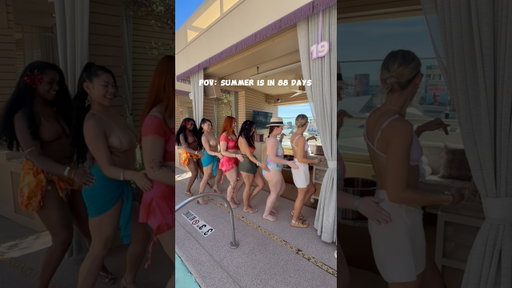 when summer is only 88 days away ☀️😎💜 #dayclub #summer2026 #girlsday #poolvibes