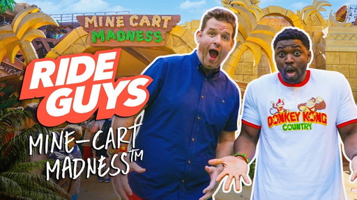 Take a Wild Ride Through Donkey Kong Country™ on Mine-Cart Madness™ | Ride Guys