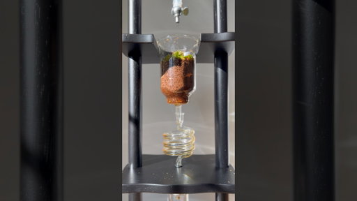 Winter Mint Cold Brew with orange, vanilla & spearmint on the Yama Cold Brew Tower #coldbrew