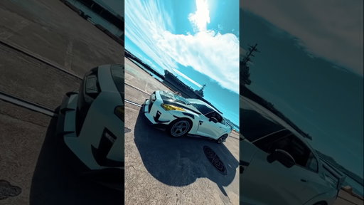 Epic GTR fake drone 1 Shot 💥 see Results ‼️ #automobile #cinematic #insta360