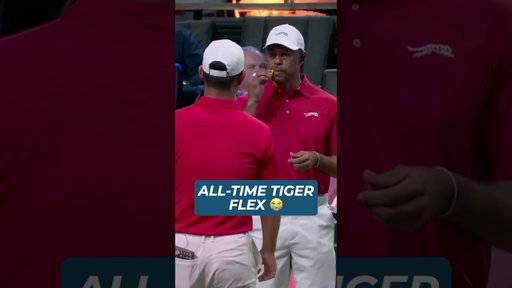 THROWBACK to one of Tiger’s coldest lines ever 🏆 #tgl #shorts #golf