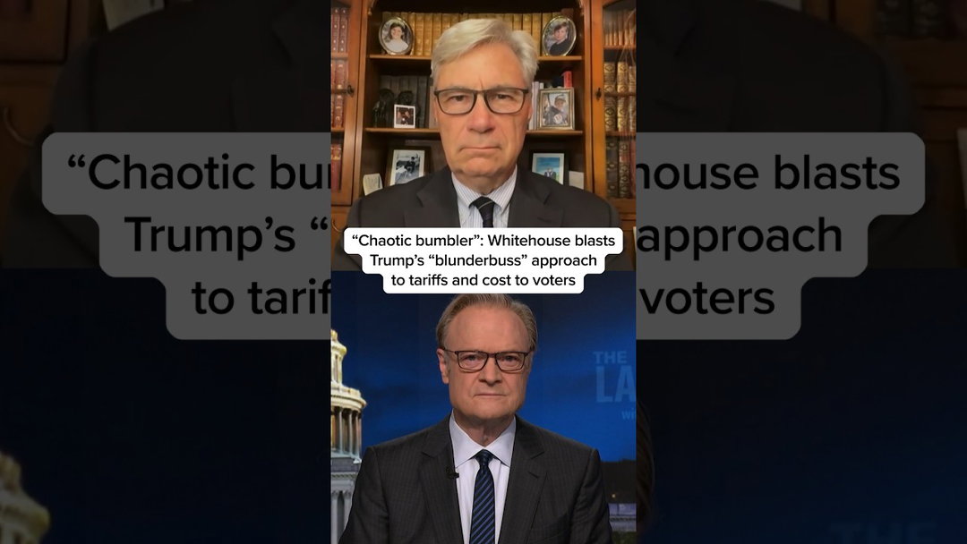 "Chaotic bumbler": Whitehouse blasts Trump's "blunderbuss" approach to tariffs and cost to voters