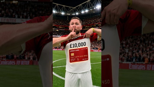 I Put My Bank Card on a Football Shirt