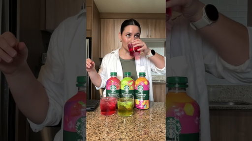 NEW Starbucks Refresher Concentrates🍓🥭 #starbucksrefresher