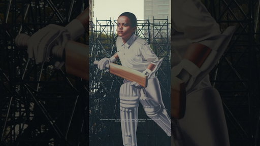 Cricketing legend, meet future legend.