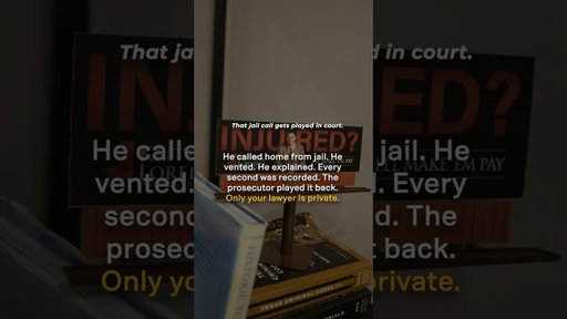 A jail call isn't private.