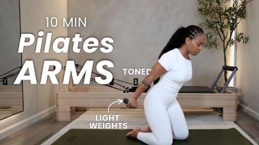 Quick Pilates Arms Workout with Light Weights | At Home