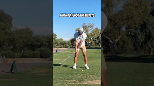 When to Hinge the Wrists in the Backswing