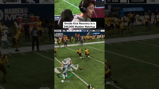 Onside Kick Recovery in a $45,000 Game of #Madden26