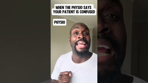 Physio Vs Confused patient #comedy #skit #funny #hospital #medicine #doctor #physio #nhs #shorts