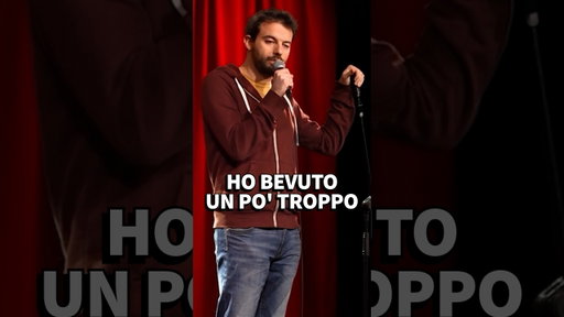 Ho bevuto un po' troppo.