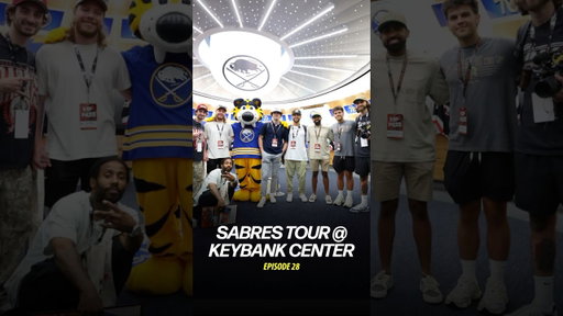 Touring Key Bank Center with the @BuffaloSabres  🦬✨