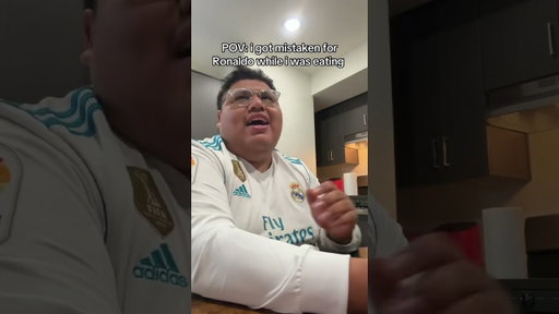 Someone confused me with Cristiano Ronaldo!