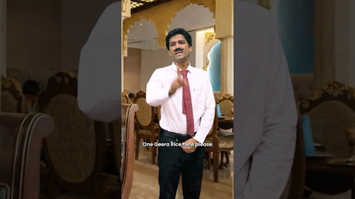 Waiter on skates?! | Manish Kharage #shorts