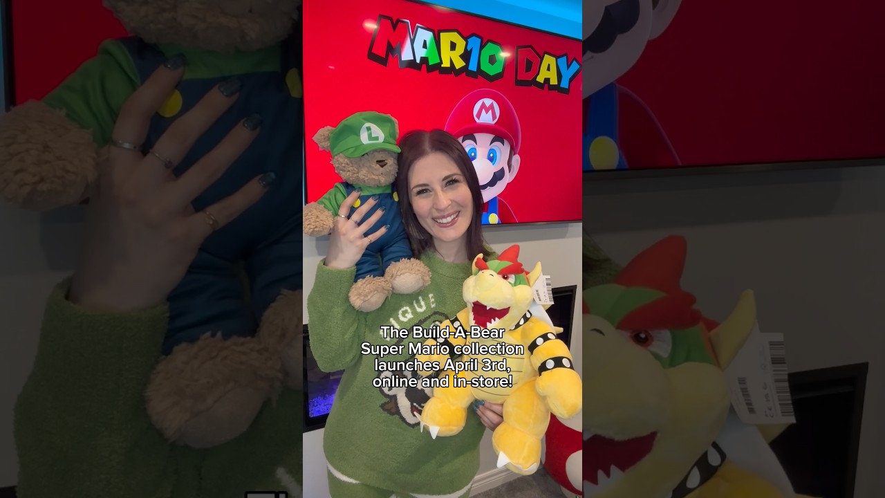 Build-A-Bear sent me a Mar10 Day Surprise Box! #supermario #buildabear #mar10day #unboxing #shorts