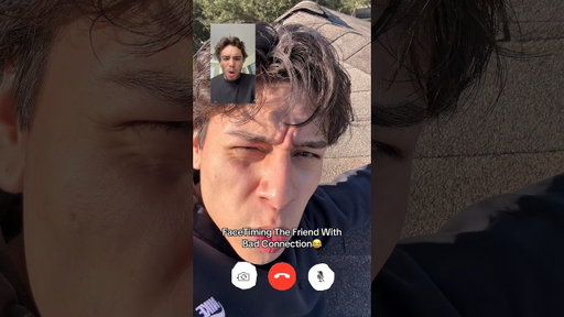 FaceTiming the Friend with Bad WiFi😭