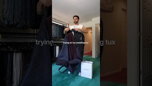 Trying On My Wedding Tux