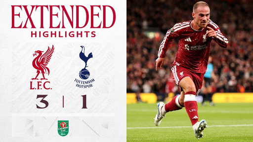 Extended Highlights: Must-see Szoboszlai Goal! Liverpool 3-1 Tottenham | Carabao Cup