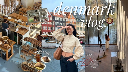 my first time in denmark 🚲 a week in copenhagen, solo travel, lots of shopping, biking & cafes