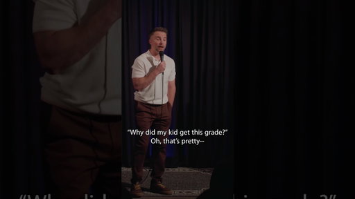 Teacher doesn’t like the parents. #standupcomedy #crowdwork #djdemerskingofcrowdwork