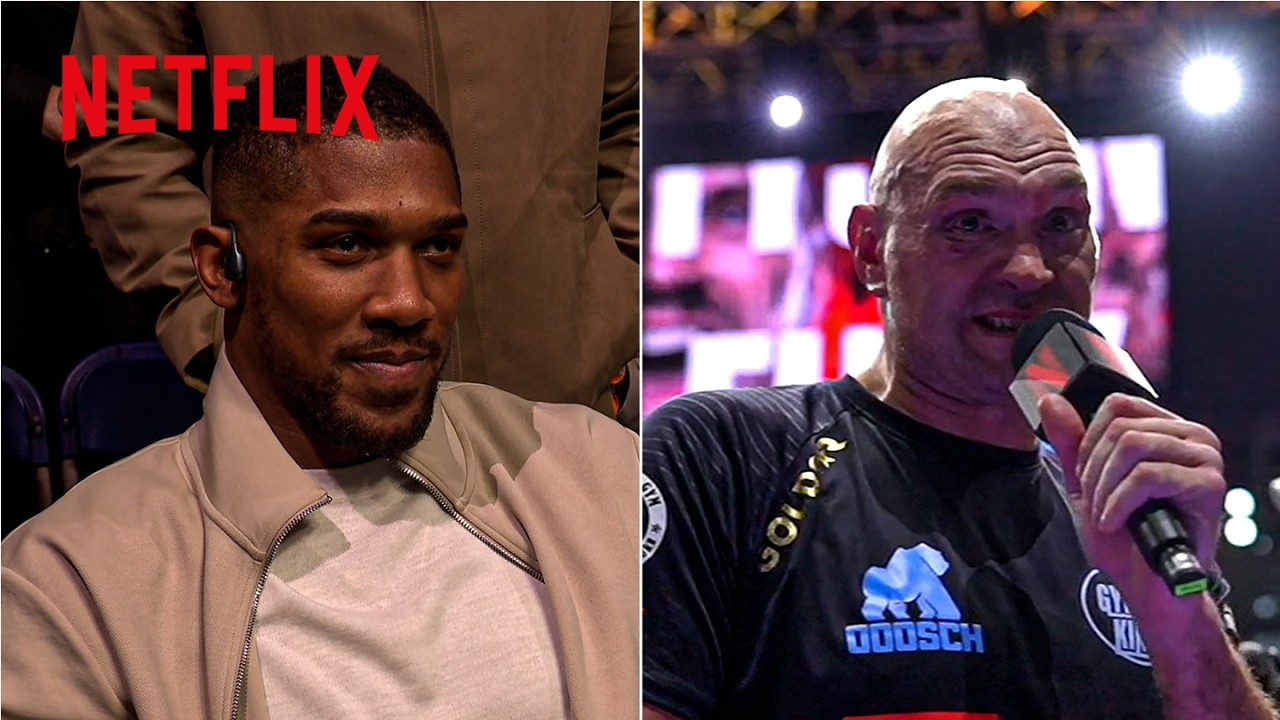 Tyson Fury challenges Anthony Joshua after defeating Arlsanbek Mahkmudov | Netflix