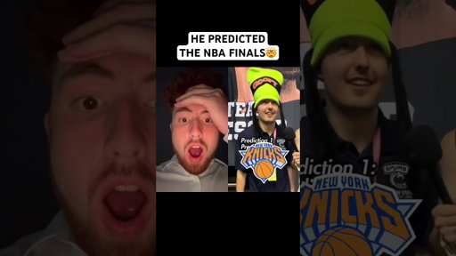 How did he know?! 🤯 #knicks #nbafinals #nba #newyorkknicks #nyc