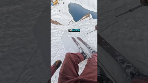 One of the most fun lines I’ve skied in awhile #ski #skiing