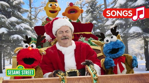 Santa's Sleigh Song featuring Nick Offerman (Wheels on the Bus Remix) | Sesame Street Babies