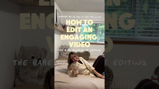 PART 1 OF HOW TO EDIT LIKE A CONTENT CREATOR